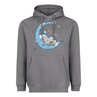 Storm snowman and moon Heavyweight Hoodie - MaliasSmallBusiness