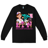 Black lpn licensed practical nurse Long Sleeve Tee - AdoDesignShop