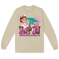 Mushroom lpn licensed practical nurse Long Sleeve Tee - AdoDesignShop