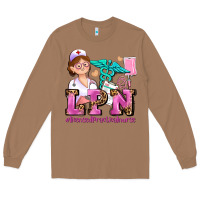 Toasted Coconut lpn licensed practical nurse Long Sleeve Tee - AdoDesignShop