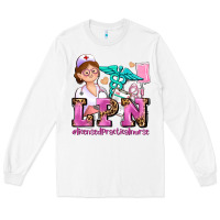 White lpn licensed practical nurse Long Sleeve Tee - AdoDesignShop