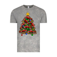 Cloud Rock christmas truck tree Vintage Tee - FaDigitalArtStudio