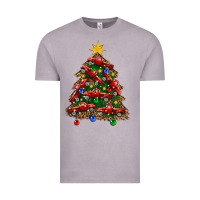 Vintage Zinc christmas truck tree Vintage Tee - FaDigitalArtStudio