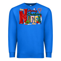 True Royal merry christmas nurse Premium Sweatshirt - MaliasSmallBusiness