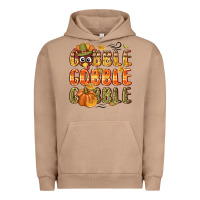 Pigment Burro Gobble gobble turkey Thanksgiving Urban Hoodie - NancyCooperArtShop