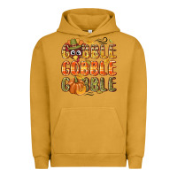 Pigment Peanut Butter Gobble gobble turkey Thanksgiving Urban Hoodie - NancyCooperArtShop