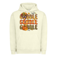 Pigment Pistachio Gobble gobble turkey Thanksgiving Urban Hoodie - NancyCooperArtShop