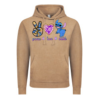 Vintage Coffee peace love stitch Vintage Hoodie - texasbilliewilder