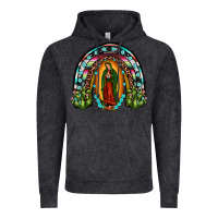 Vintage Black our lady of guadalupe rainbow Vintage Hoodie - JahusDesignShop