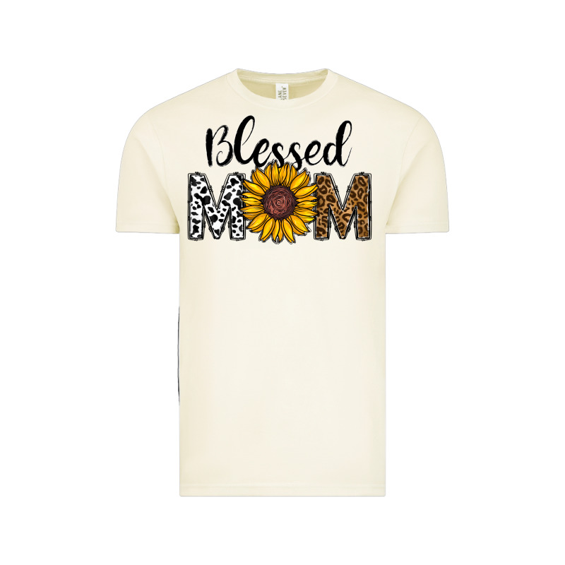 Blessed Mom Vintage Tee by CowhideDigitalArt | Teevron
