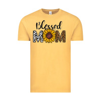 Vintage Mustard blessed mom Vintage Tee - CowhideDigitalArt