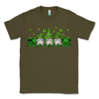 Army Green st patricks gnomes Classic Tee - Jasminsmagicworld