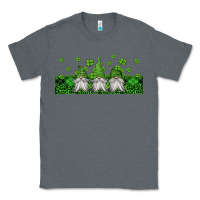 Charcoal Heather st patricks gnomes Classic Tee - Jasminsmagicworld