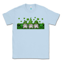 Dusty Blue st patricks gnomes Classic Tee - Jasminsmagicworld
