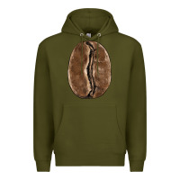 Army Green coffee bean Premium Hoodie - BarkalooDesign