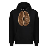 Black coffee bean Premium Hoodie - BarkalooDesign