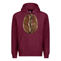 Burgundy coffee bean Premium Hoodie - BarkalooDesign