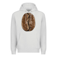 Dove Grey coffee bean Premium Hoodie - BarkalooDesign