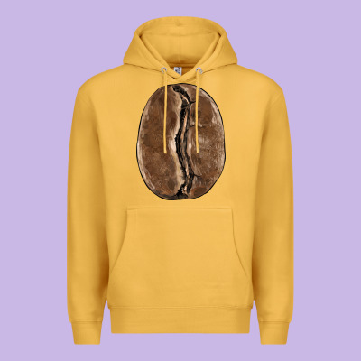 Coffee Bean Premium Hoodie Designed By Barkaloodesign