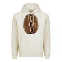 Oatmeal Heather coffee bean Premium Hoodie - BarkalooDesign