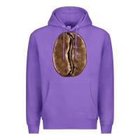 Purple coffee bean Premium Hoodie - BarkalooDesign
