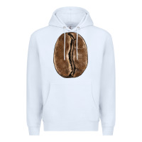 White coffee bean Premium Hoodie - BarkalooDesign