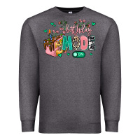 Charcoal Heather birthday mode on Premium Sweatshirt - MaliasSmallBusiness