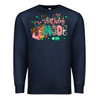 Navy birthday mode on Premium Sweatshirt - MaliasSmallBusiness
