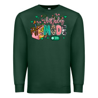 Sports Green birthday mode on Premium Sweatshirt - MaliasSmallBusiness