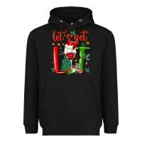 Black let's get lit Heavyweight Hoodie - MaliasSmallBusiness