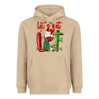 Mushroom let's get lit Heavyweight Hoodie - MaliasSmallBusiness