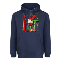 Navy let's get lit Heavyweight Hoodie - MaliasSmallBusiness
