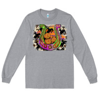 Heather Grey halloween horseshoe Long Sleeve Tee - JahusDesignShop