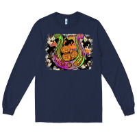 Navy halloween horseshoe Long Sleeve Tee - JahusDesignShop