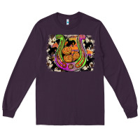 Plum halloween horseshoe Long Sleeve Tee - JahusDesignShop