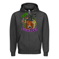 Charcoal Heather Moo i mean boo Cow Zipper Hoodie - NancyCooperArtShop
