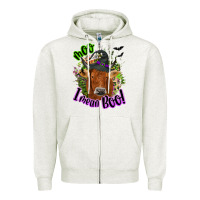 Moo I Mean Boo Cow Zipper Hoodie | Teevron