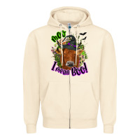 Sandshell Moo i mean boo Cow Zipper Hoodie - NancyCooperArtShop