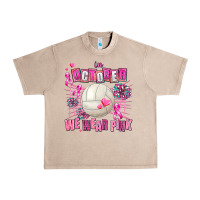 French Oak in october we wear pink volleyball Urban Heavy Tee - AdoDesignShop