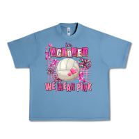 Pebble Blue in october we wear pink volleyball Urban Heavy Tee - AdoDesignShop