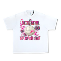 White in october we wear pink volleyball Urban Heavy Tee - AdoDesignShop
