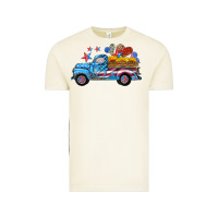Vintage Arctic american truck and flag with stars Vintage Tee - HRA Design Shop