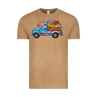 Vintage Camel american truck and flag with stars Vintage Tee - HRA Design Shop
