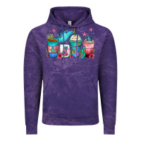 Cloud Purple turtle coffee cups Vintage Hoodie - Zillion Design Studio