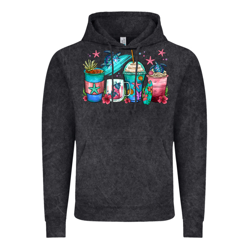 Turtle Coffee Cups Vintage Hoodie by Zillion Design Studio | Teevron