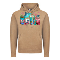 Vintage Coffee turtle coffee cups Vintage Hoodie - Zillion Design Studio