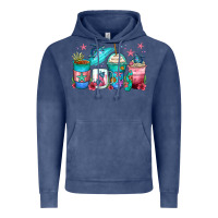 Vintage Denim turtle coffee cups Vintage Hoodie - Zillion Design Studio