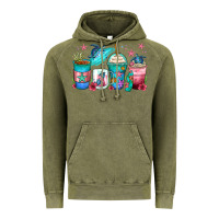 Vintage Olive turtle coffee cups Vintage Hoodie - Zillion Design Studio