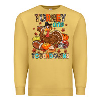 Turkey And Touchdowns Premium Sweatshirt | Teevron