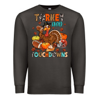Smoke turkey and touchdowns Premium Sweatshirt - MaliasSmallBusiness